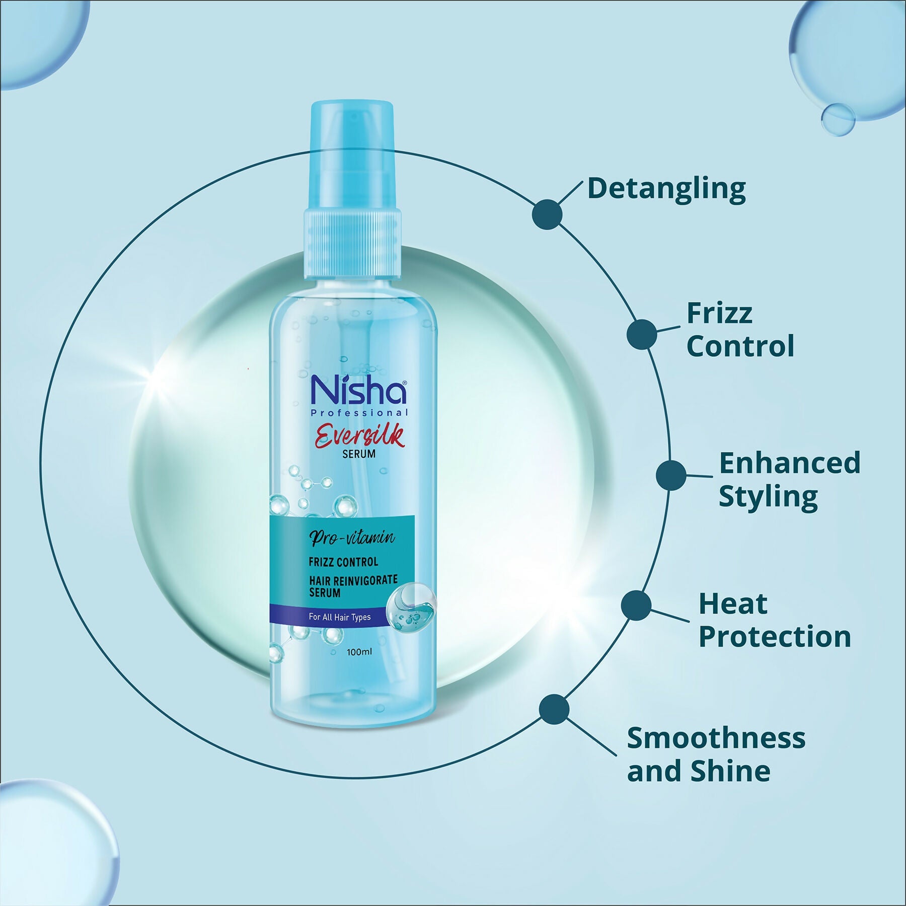 Nisha Hair Serum Eversilk Pro-Vitamin Serum