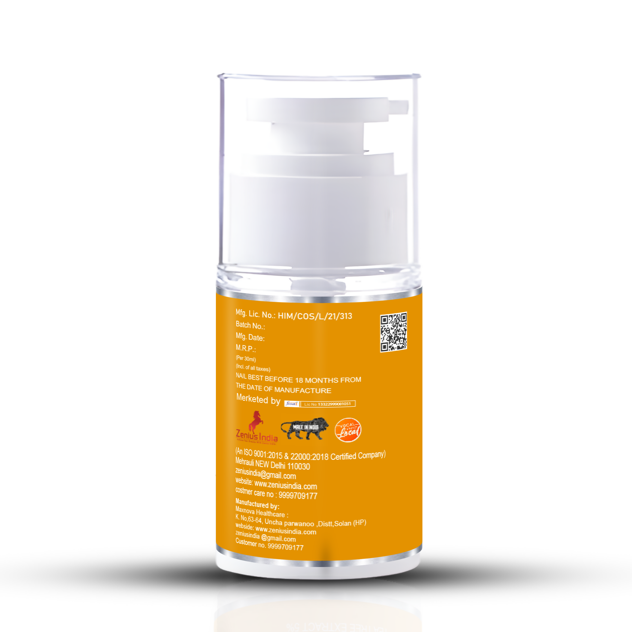 Zenius Hyaluronic Acid Serum for Hydrated Skin