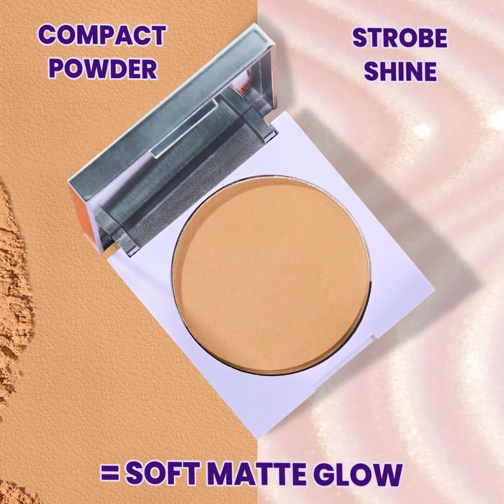 NY Bae Strobe Glow Compact Powder – Soft Gold 03