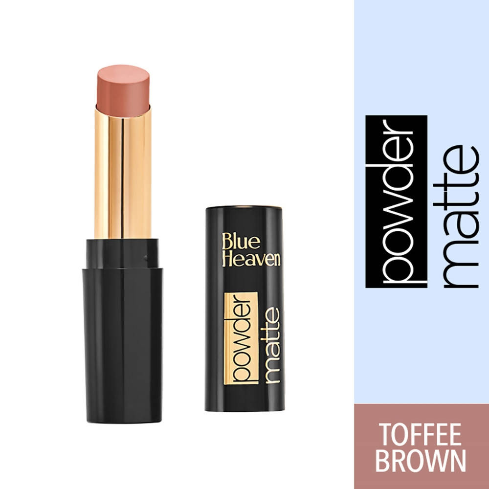Blue Heaven Powder Matte Lipstick Toffee Brown