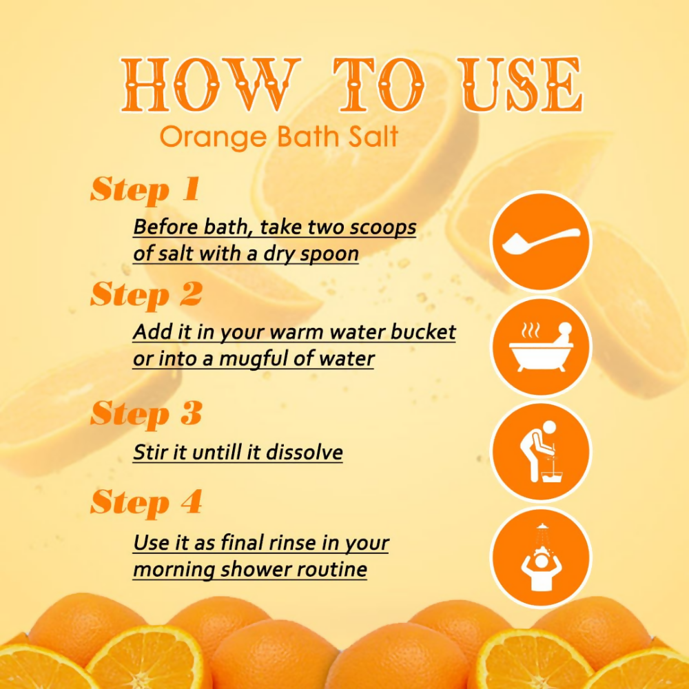 VedicAyurveda Orange Bath Salt