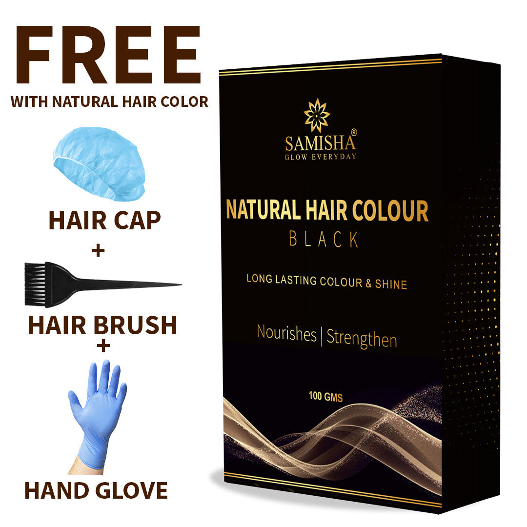 Samisha Black Hair Colour Powder – Original & Organic Natural Black