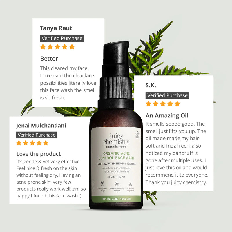 Hemp, Tea Tree and Neem Face Wash