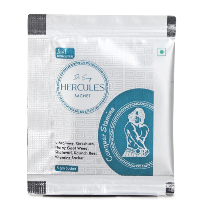 Dr. Snug Hercules Sachets | 5 Sachets of 5 gm Each | To Conquer Stamina | Helps Improve Vitality | Supplement For Men | Improve Muscle Strength