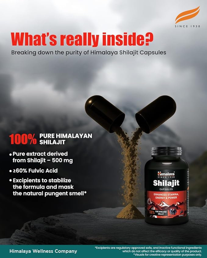 Himalaya Herbals Shilajit 60 Capsules