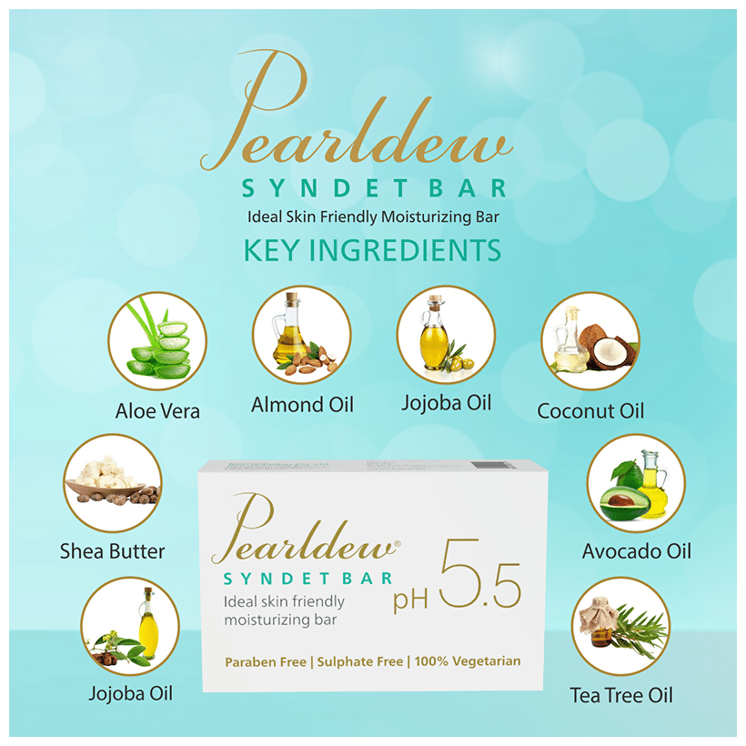 Pearldew PH 5.5 Syndet Bar