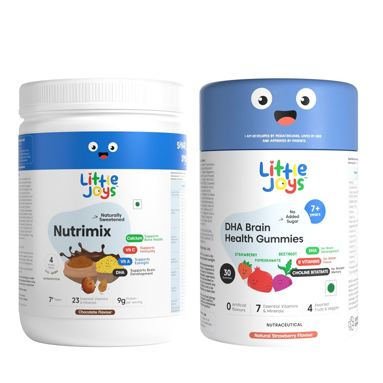 Little Joys With NutriMix Brain Health Gummies Development Kit For Better Focus & Memory ( 2 To 6 Years)