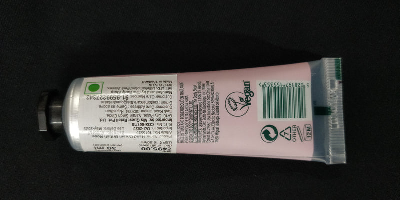 The Body Shop British Rose Petal Soft Hand Cream