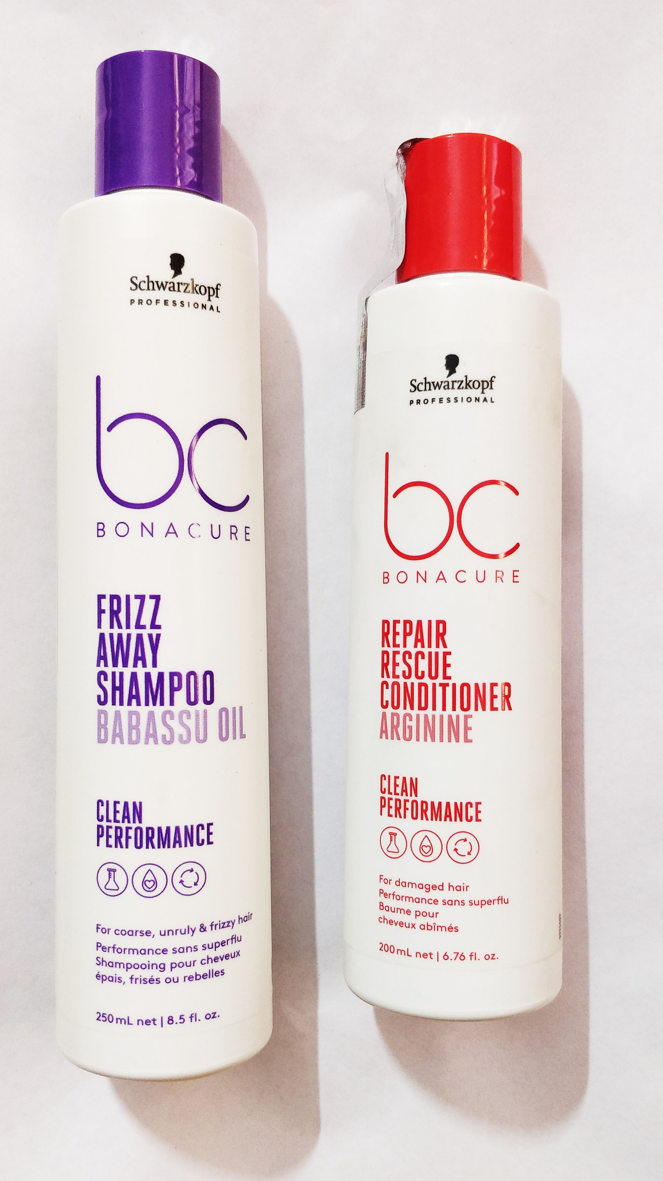Schwarzkopf Professional BC Bonacure Keratin Smooth Perfect Micellar Shampoo & Conditioner Combo (250 ml + 200 ml)