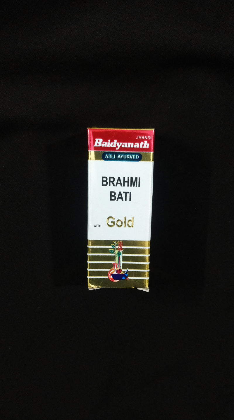 Baidyanath Brahmi Bati with Gold and Pearl 10 Tab
