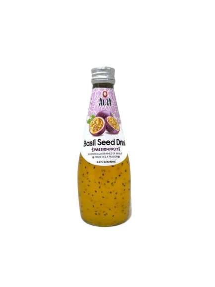 Alia Basil Seed Drink Passion Fruit 290ml