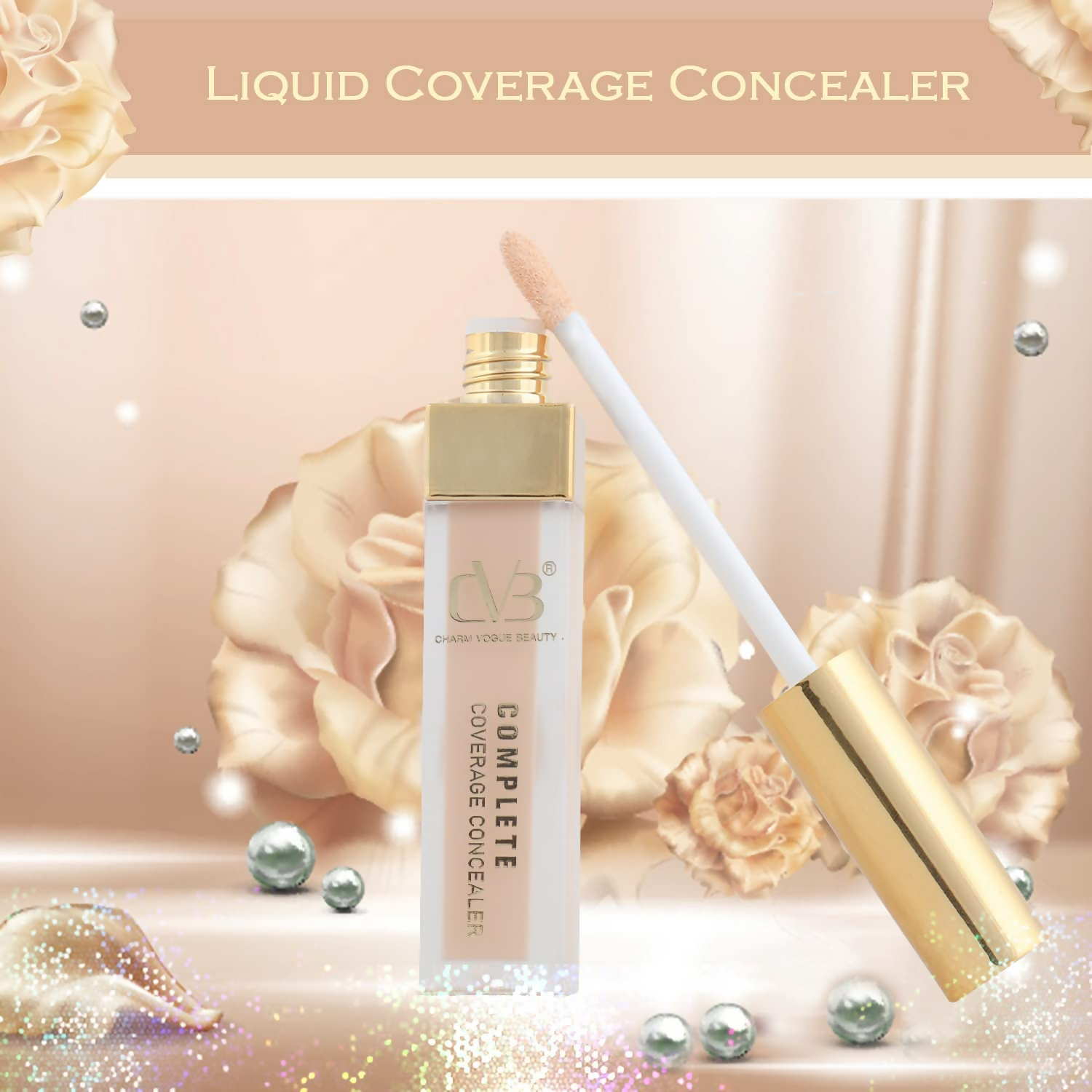 CVB C97 Natural Nude Complete Coverage Liquid Concealer Soft Ivory