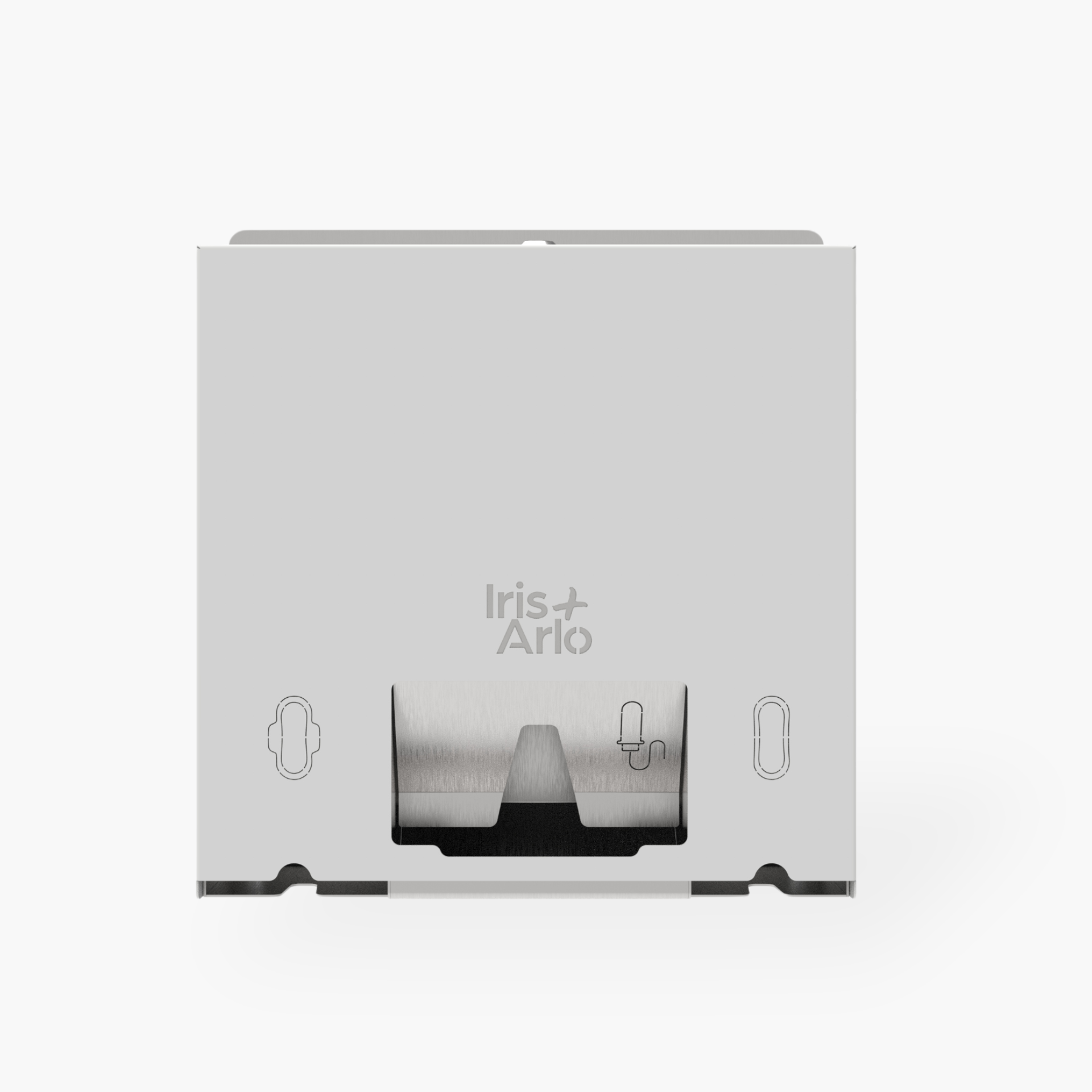 Wall-Mounted Steel Dispenser - Regular Pads, Tampons & Pantyliners