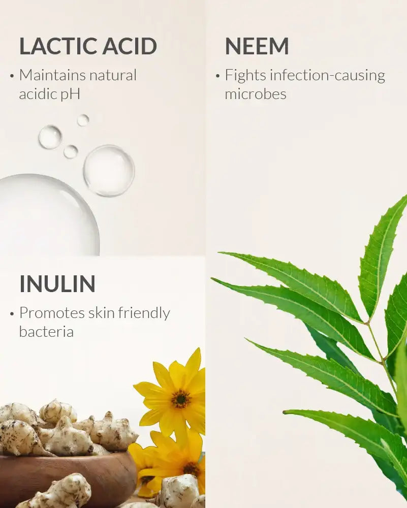 AreoVeda Natural Prebiotic Intimate Wash