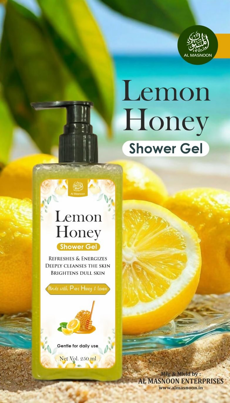 Al Masnoon Lemon Honey Shower Gel