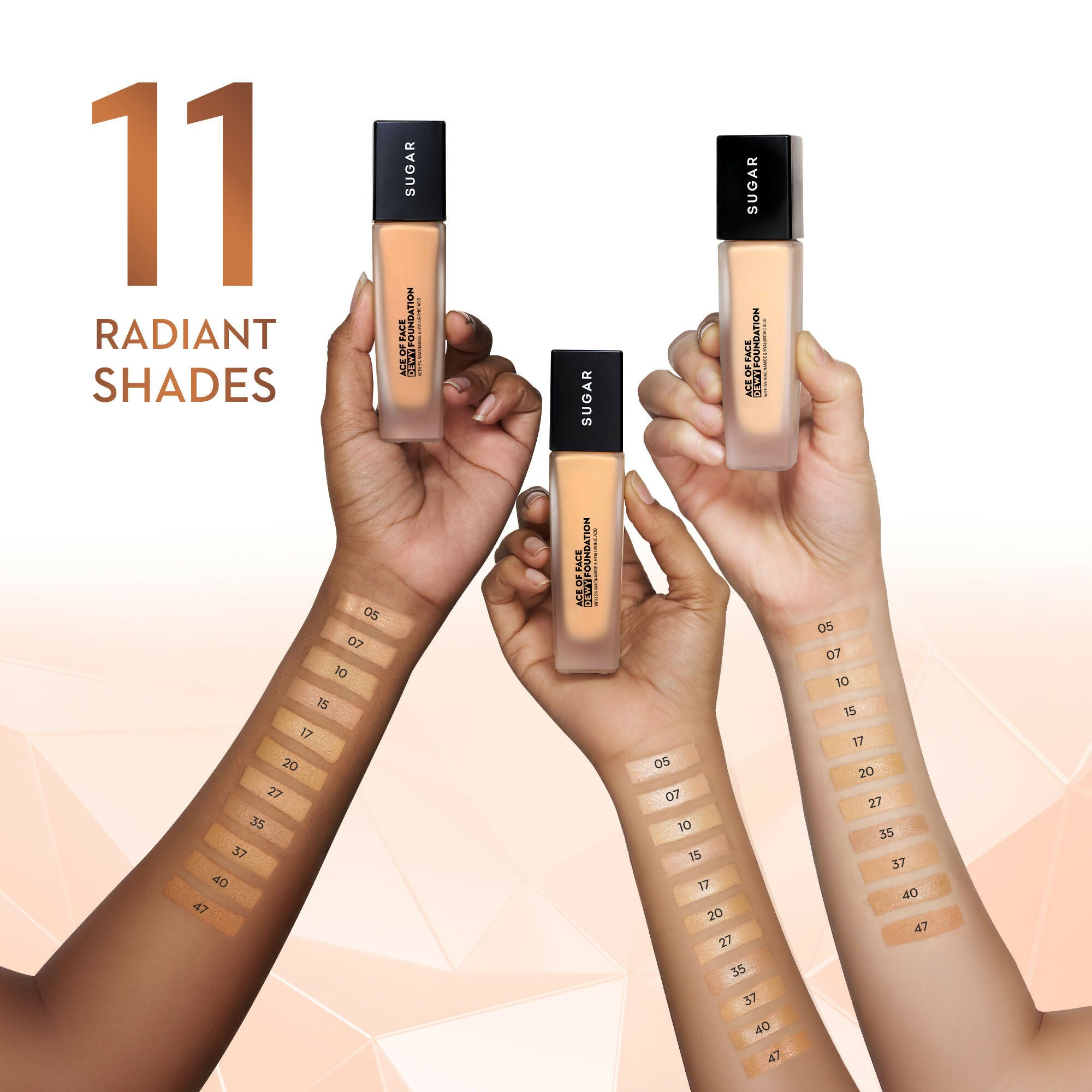Sugar Ace Of Face Dewy Foundation - 20 Galao
