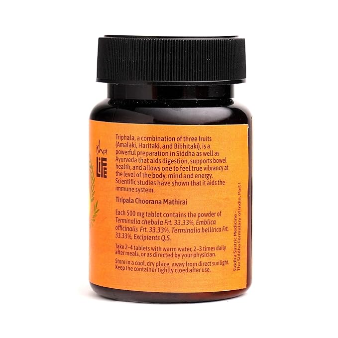 Isha Life Triphala Choorana Mathirai Tablet (60 tabs)