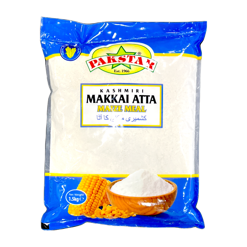 Pakstar Kashmiri Makkai Atta 1.5kg (Maize Meal)