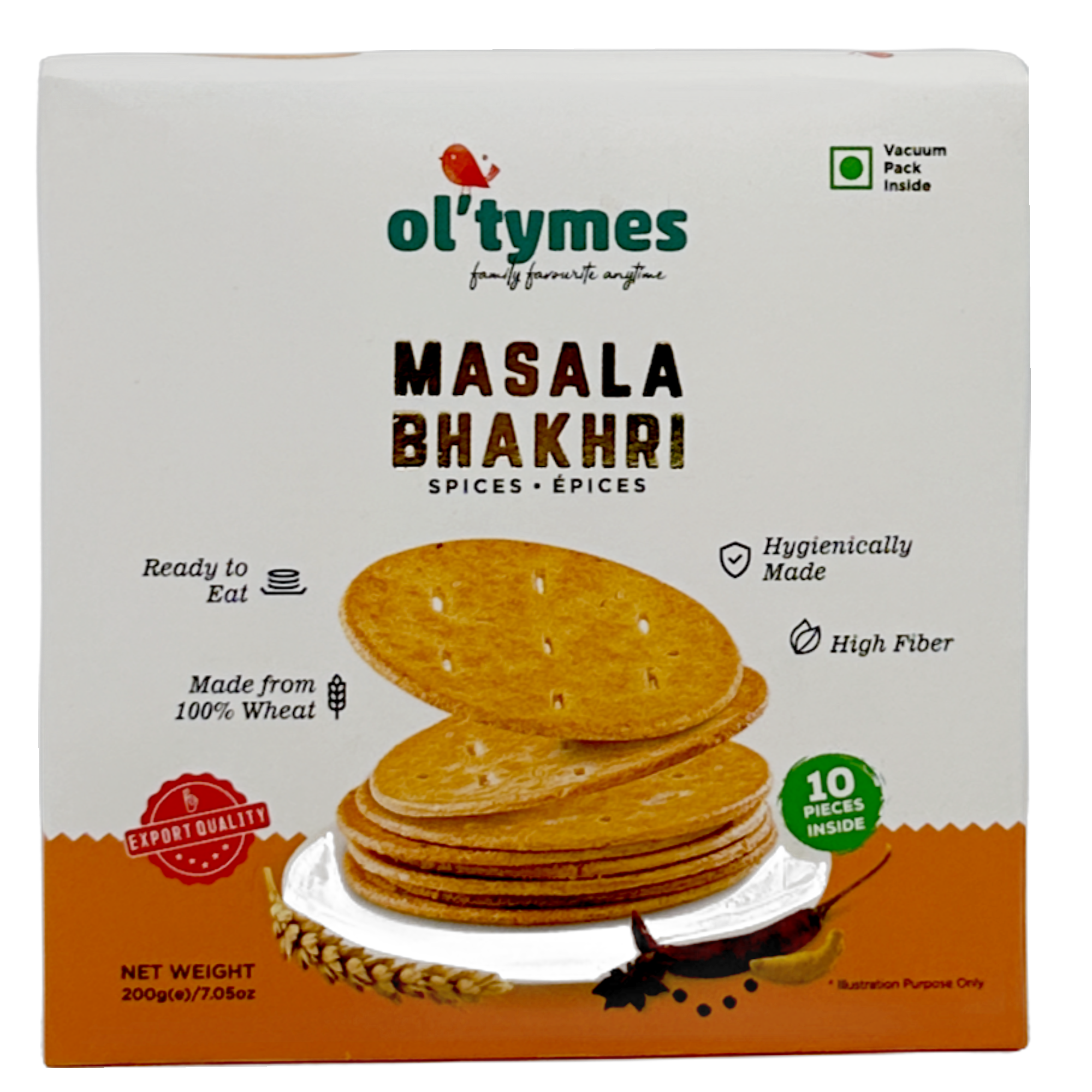 Ol'tymes Masala Bhakhri 200g