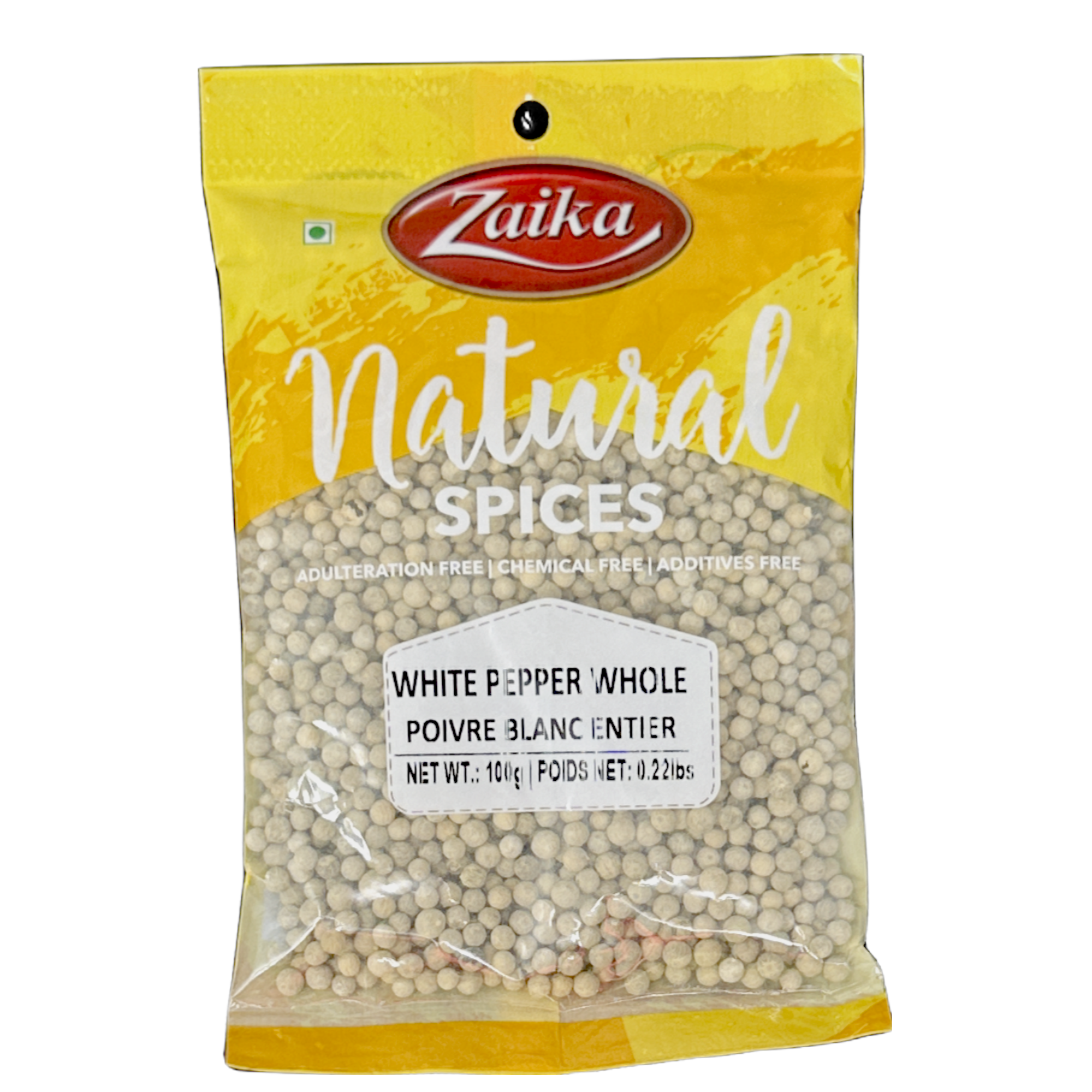 Zaika White Pepper Whole 100g