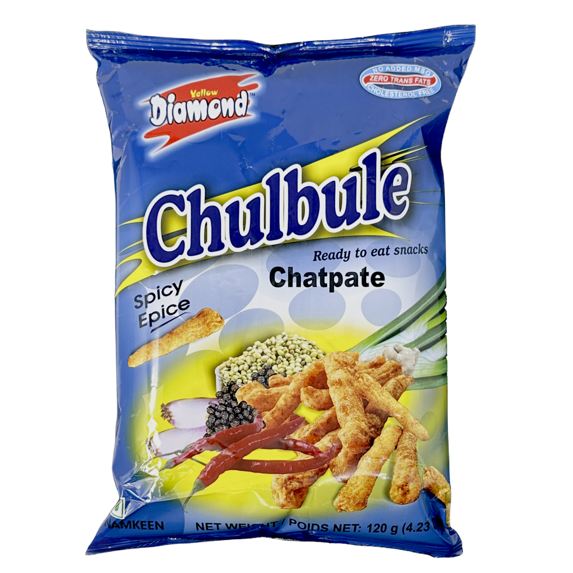 Yellow Diamond Chulbule Chatpate 120gm