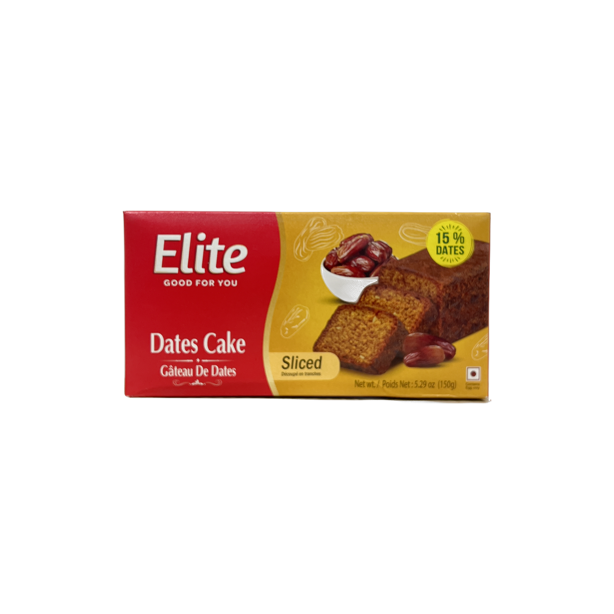 Elite Sliced Dates Cake 150g