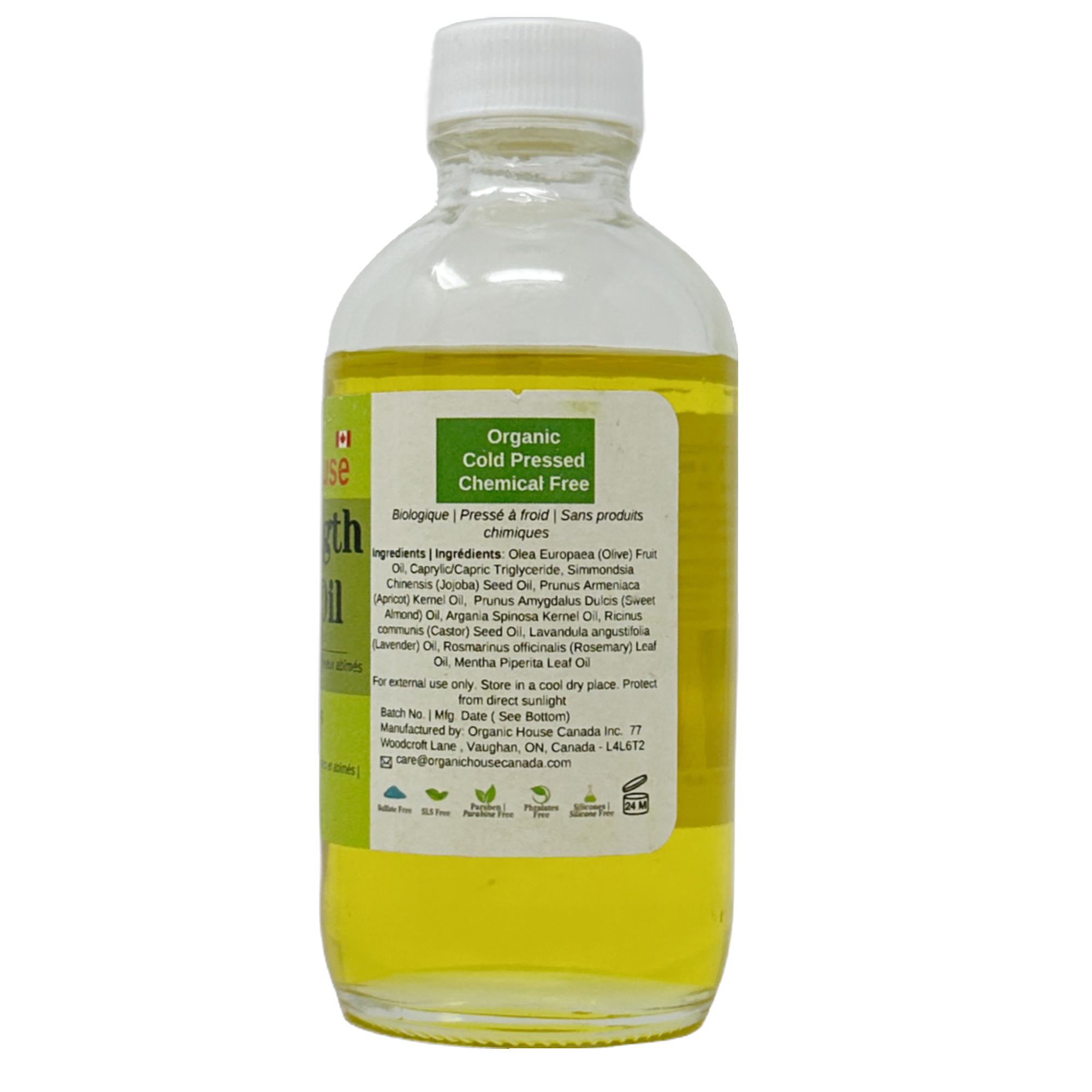 Organic House Hair Strength & Shine Oil