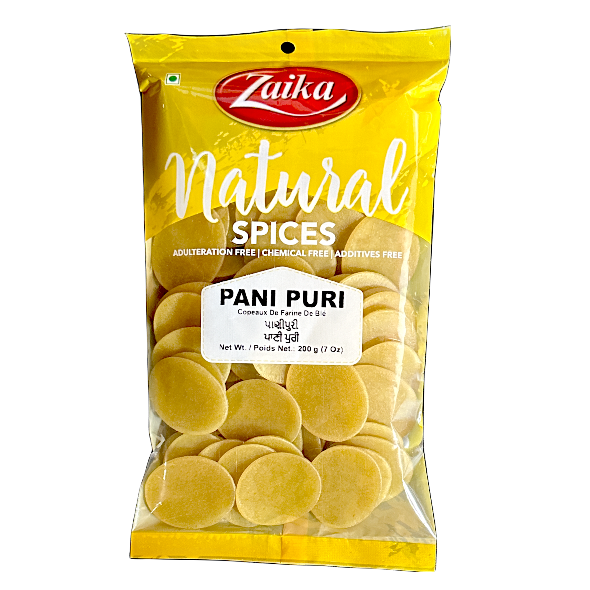 Zaika Unfried Pani Puri Coin 200g
