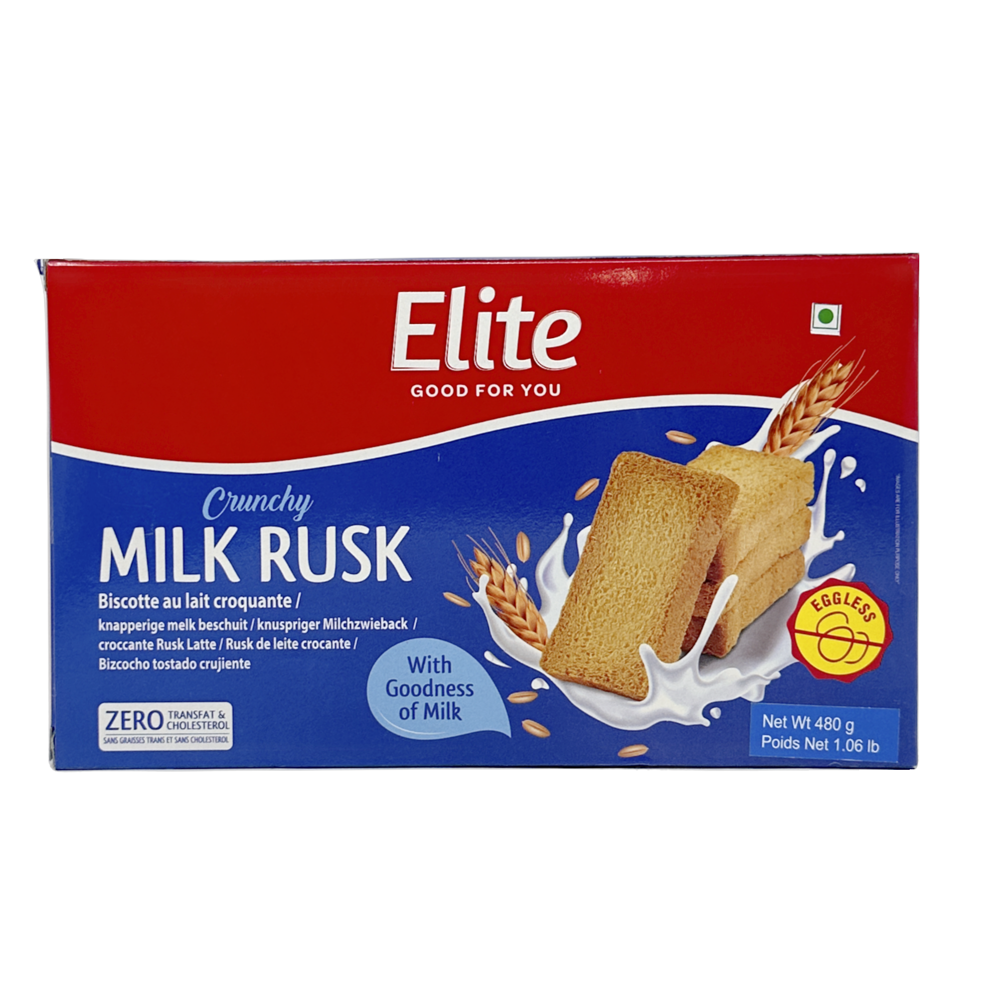 Elite Milk Rusk 480g