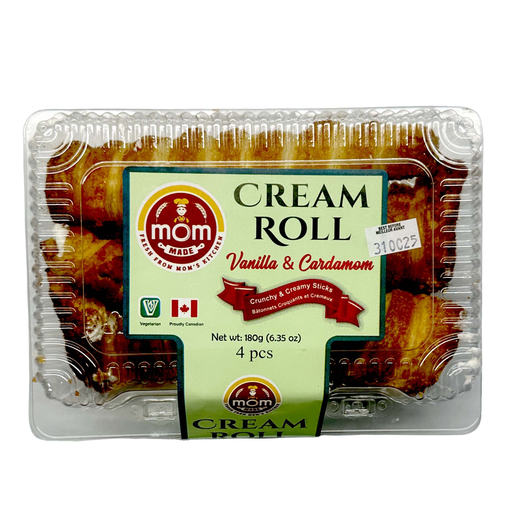 Mom Made Cream Roll Vanilla & Cardamom 180g
