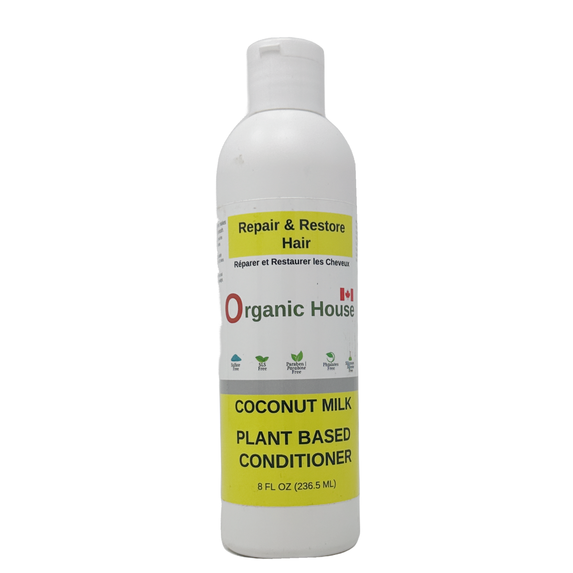 Organic House Coconut Milk Conditioner. (Plant Based) 8oz.