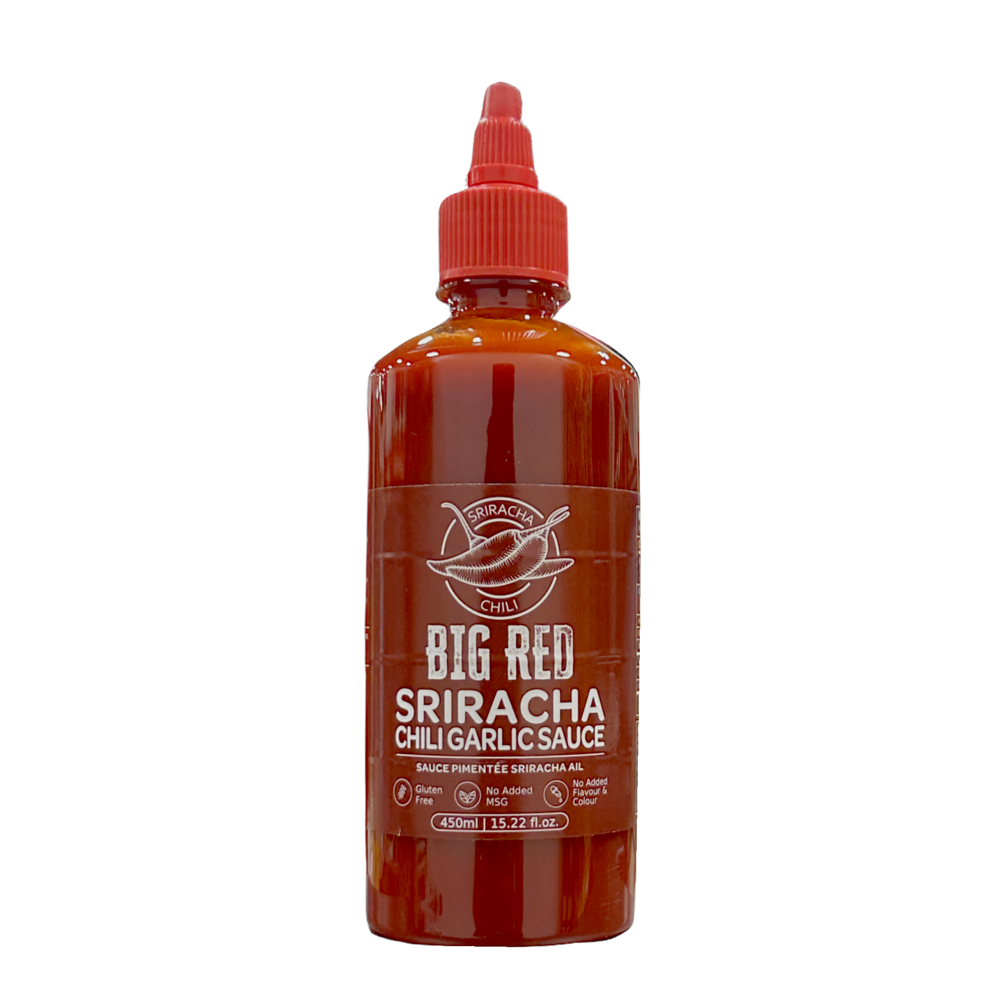 Big Red Sriracha Chili Garlic Sauce 450ml