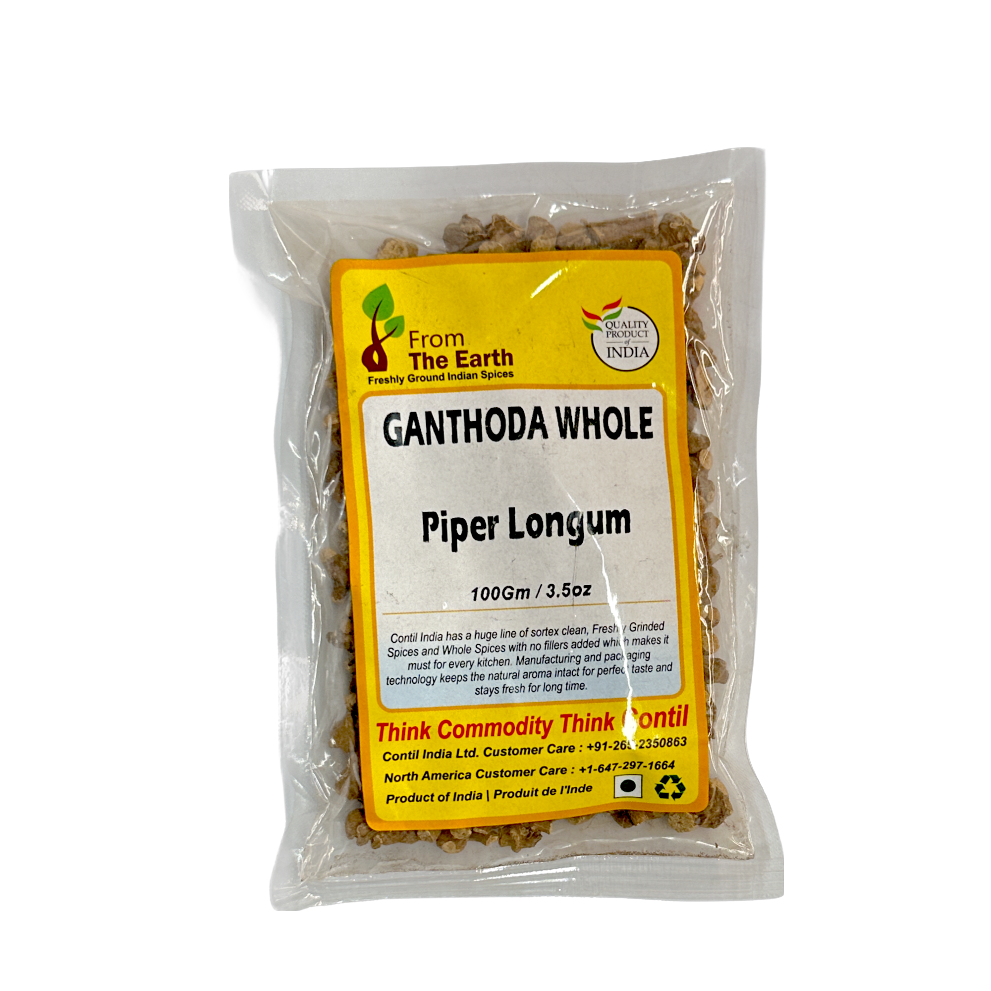 From The Earth Piper Longum (Ganthoda) 100g