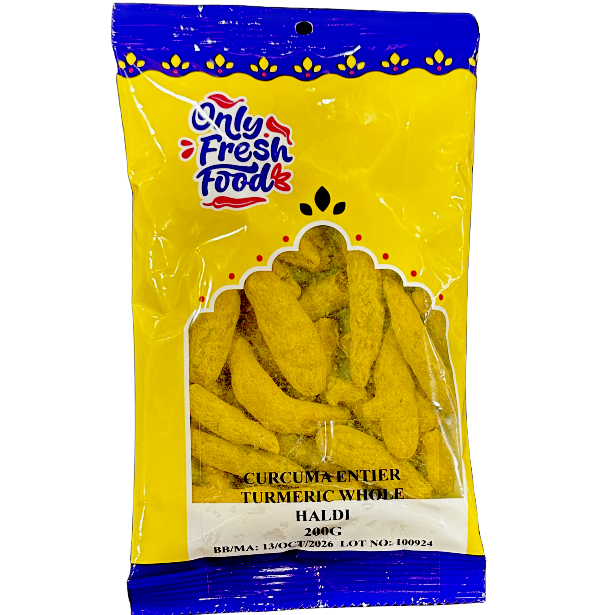 Only Fresh Food Turmeric Whole 200g