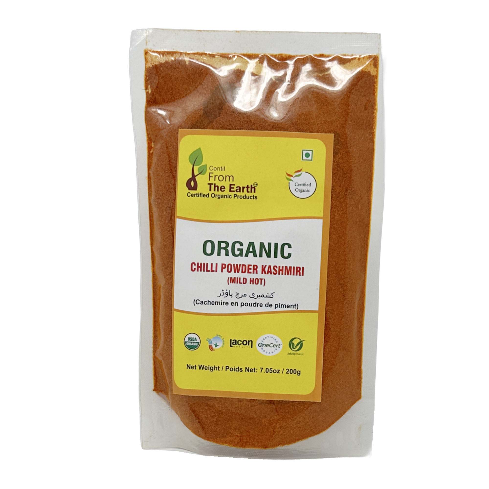 From The Earth Organic Kashmiri Chilli Powder 200g