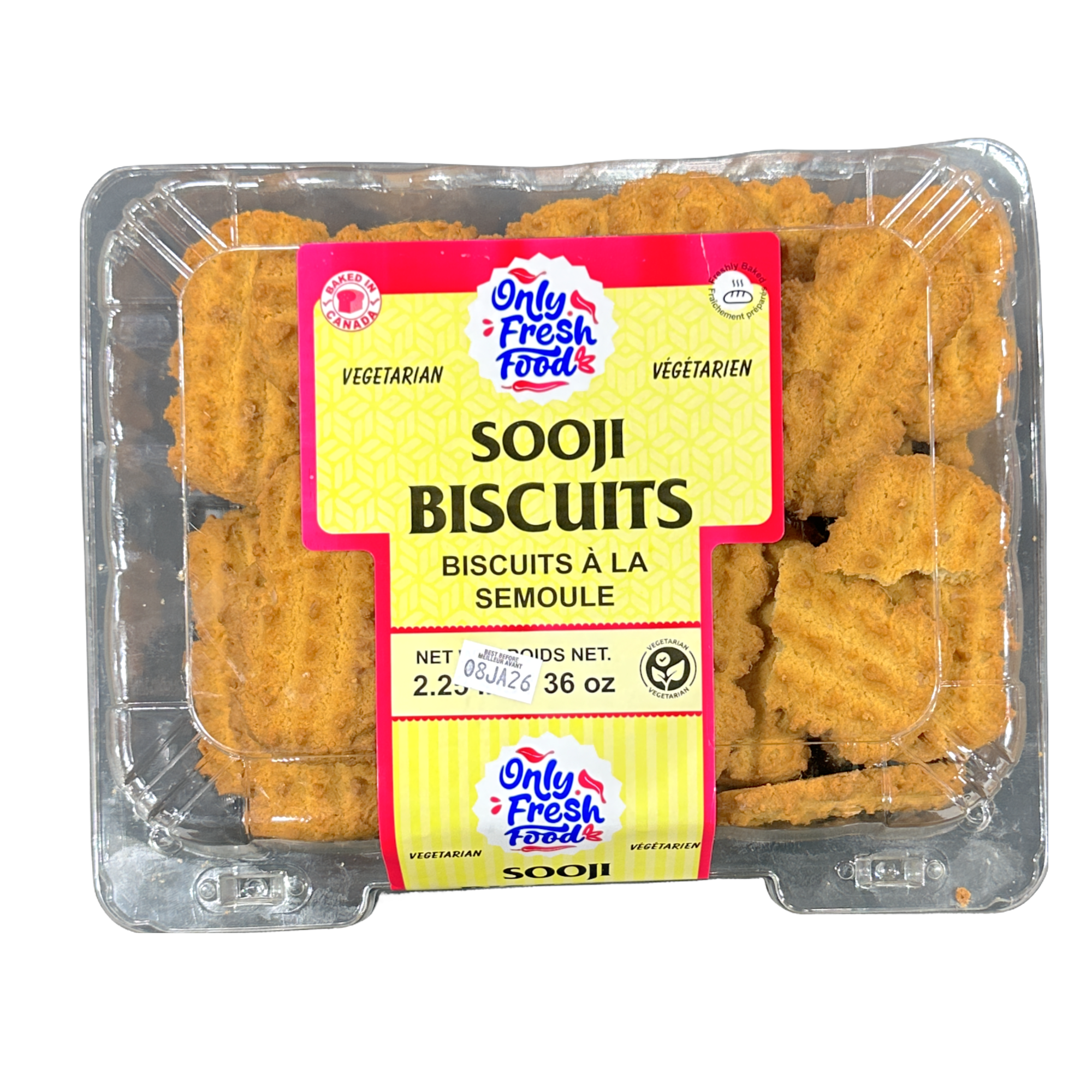 Only Fresh Food Sooji Biscuits 2.25lbs