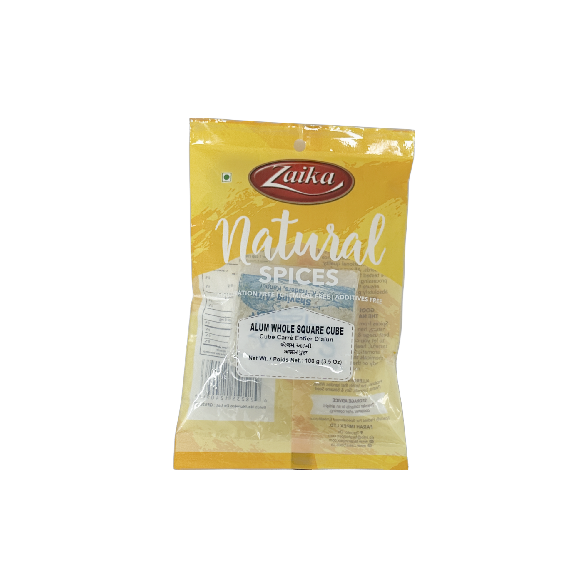 Zaika Fatakri (Alum) Whole 100g