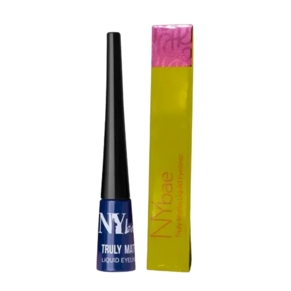 NY Bae Truly Matte Liquid Eyeliner - Brave Blue