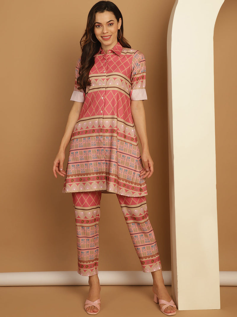 Tunic and Trouser printed co-ords