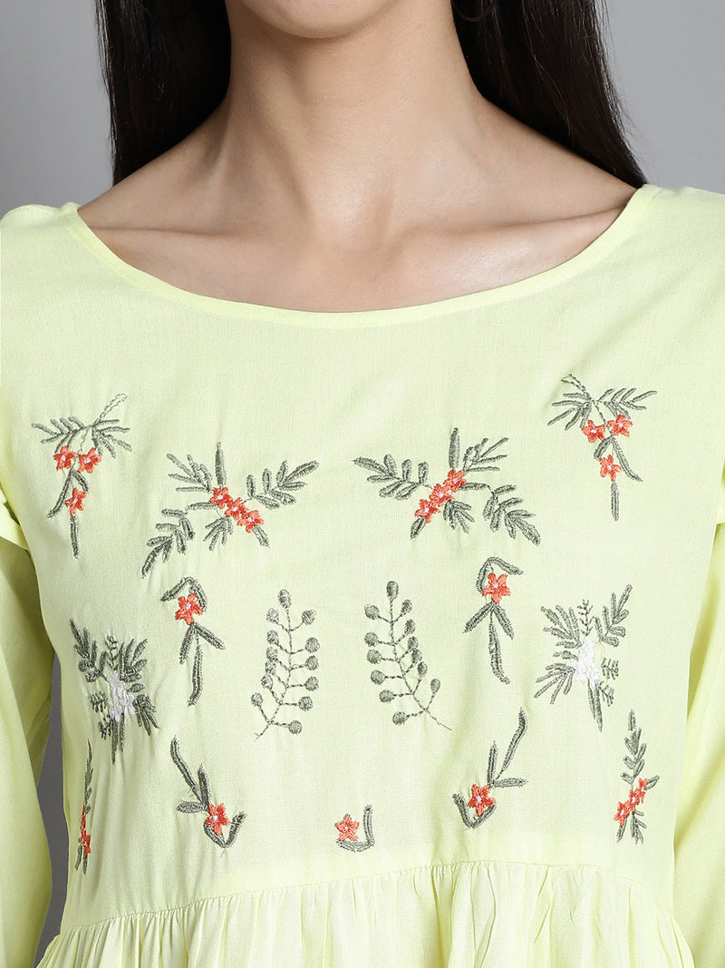 Embroidered Stylish Top