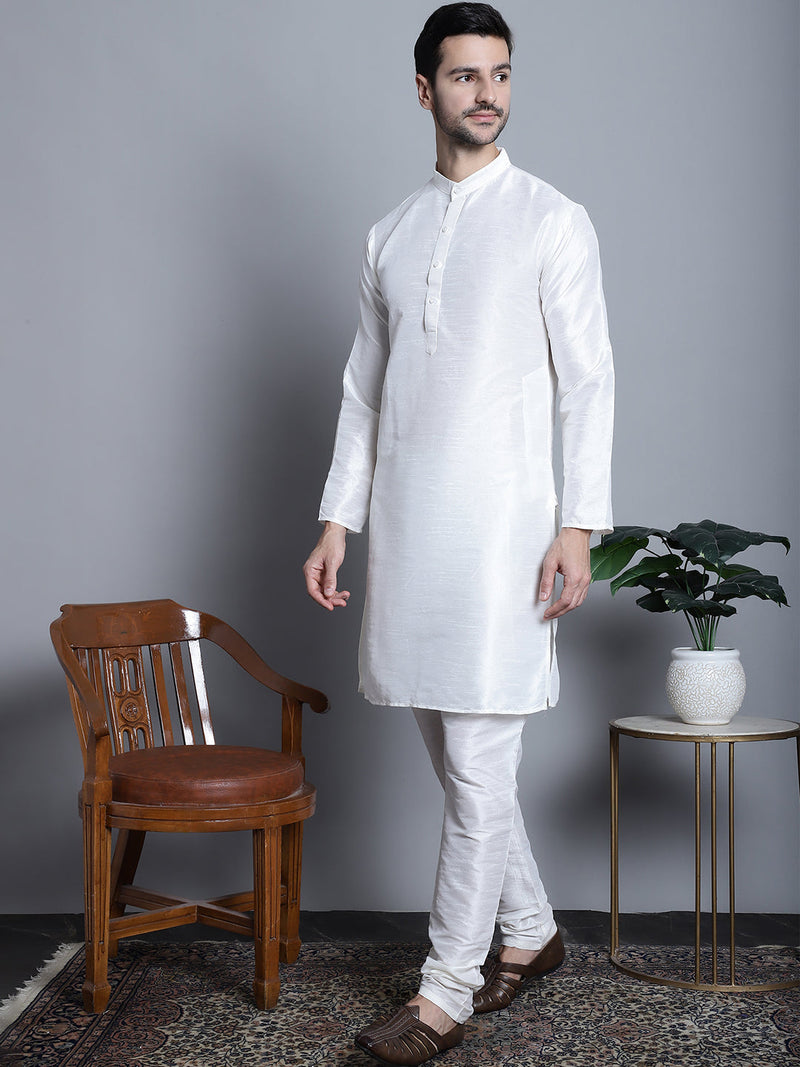 Men's Printed Nehru Jacket With Kurta Pyjama Set