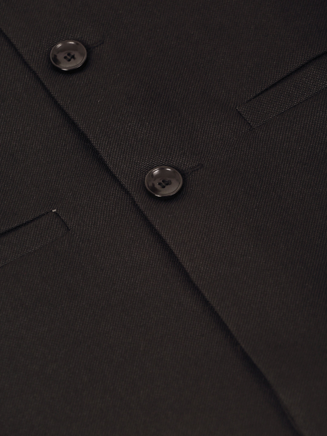 Men's Solid Kurta Pyjama With Nehru Jacket ( JOKPWC W-F 4046Black )