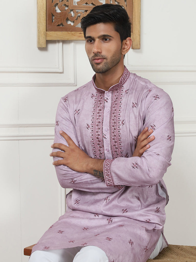 Men's Embroidered & Sequin Kurta Pyjama Sets