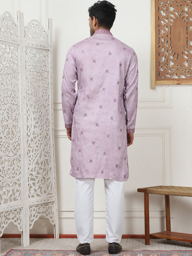 Men's Embroidered & Sequin Kurta Pyjama Sets