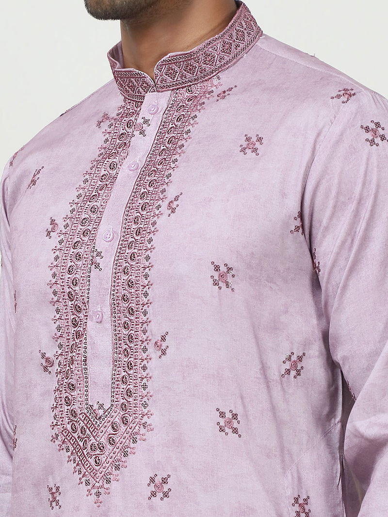 Men's Embroidered & Sequin Kurta Pyjama Sets