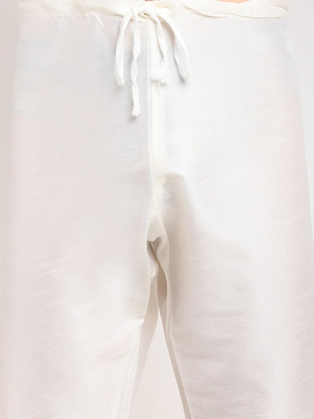 Jompers Men's Maroon Solid Dupion Silk Kurta Payjama Set ( JOKP 636 Maroon )