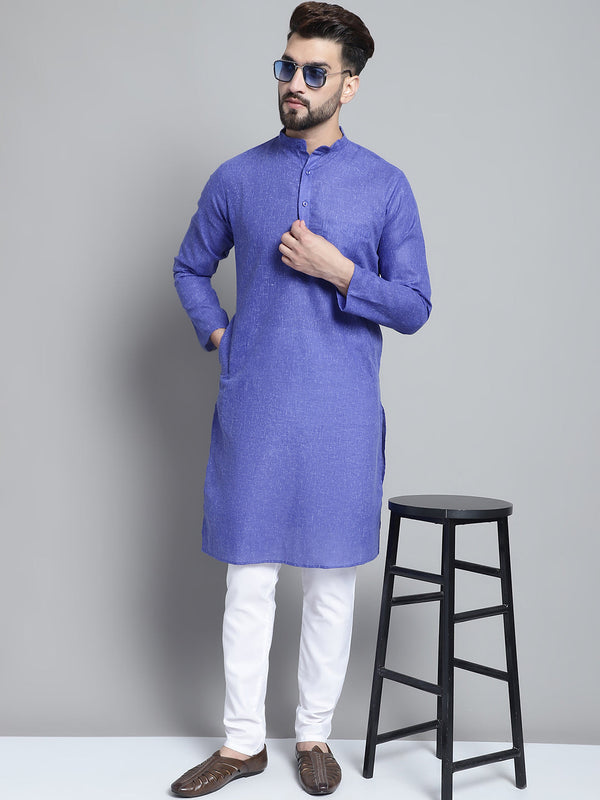 Men's Solid Pure Cotton Kurta With Pyjamas