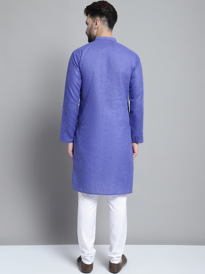 Men's Solid Pure Cotton Kurta With Pyjamas