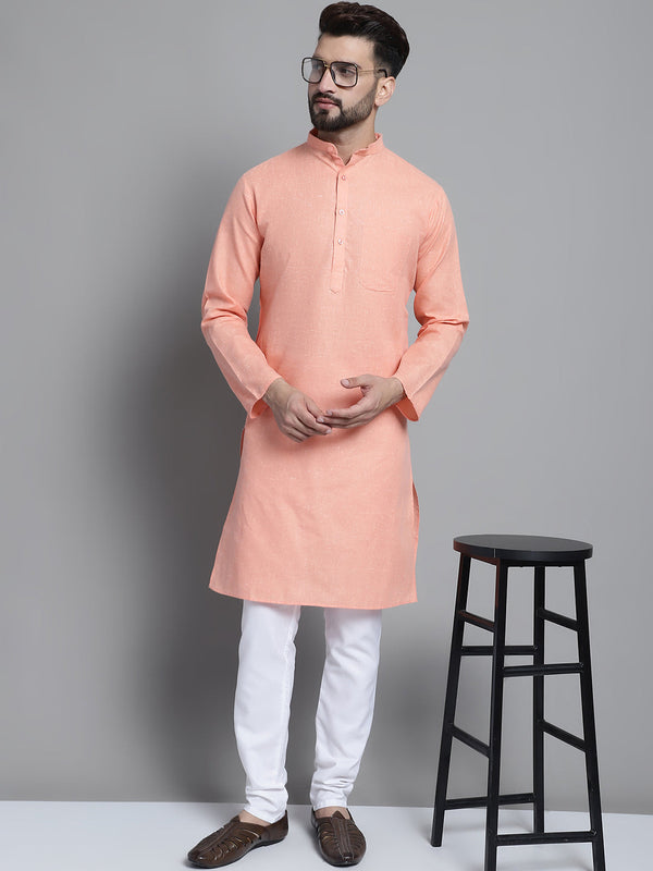 Men's Solid Pure Cotton Kurta With Pyjamas