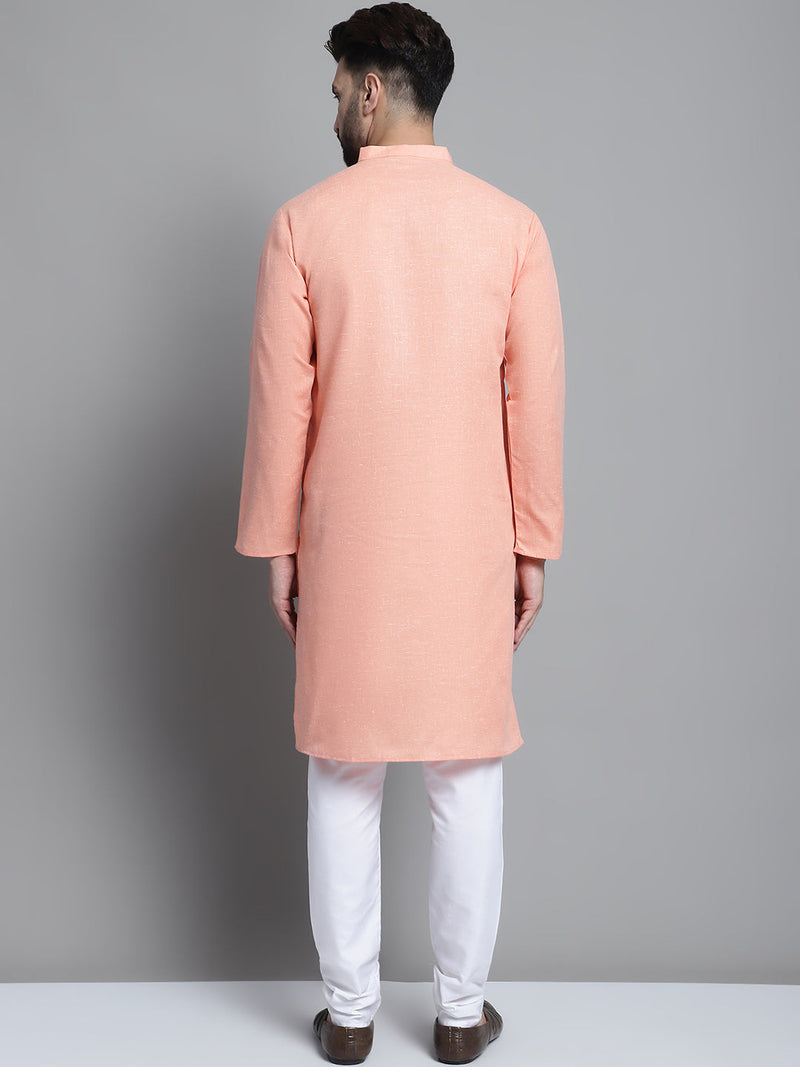 Men's Solid Pure Cotton Kurta With Pyjamas